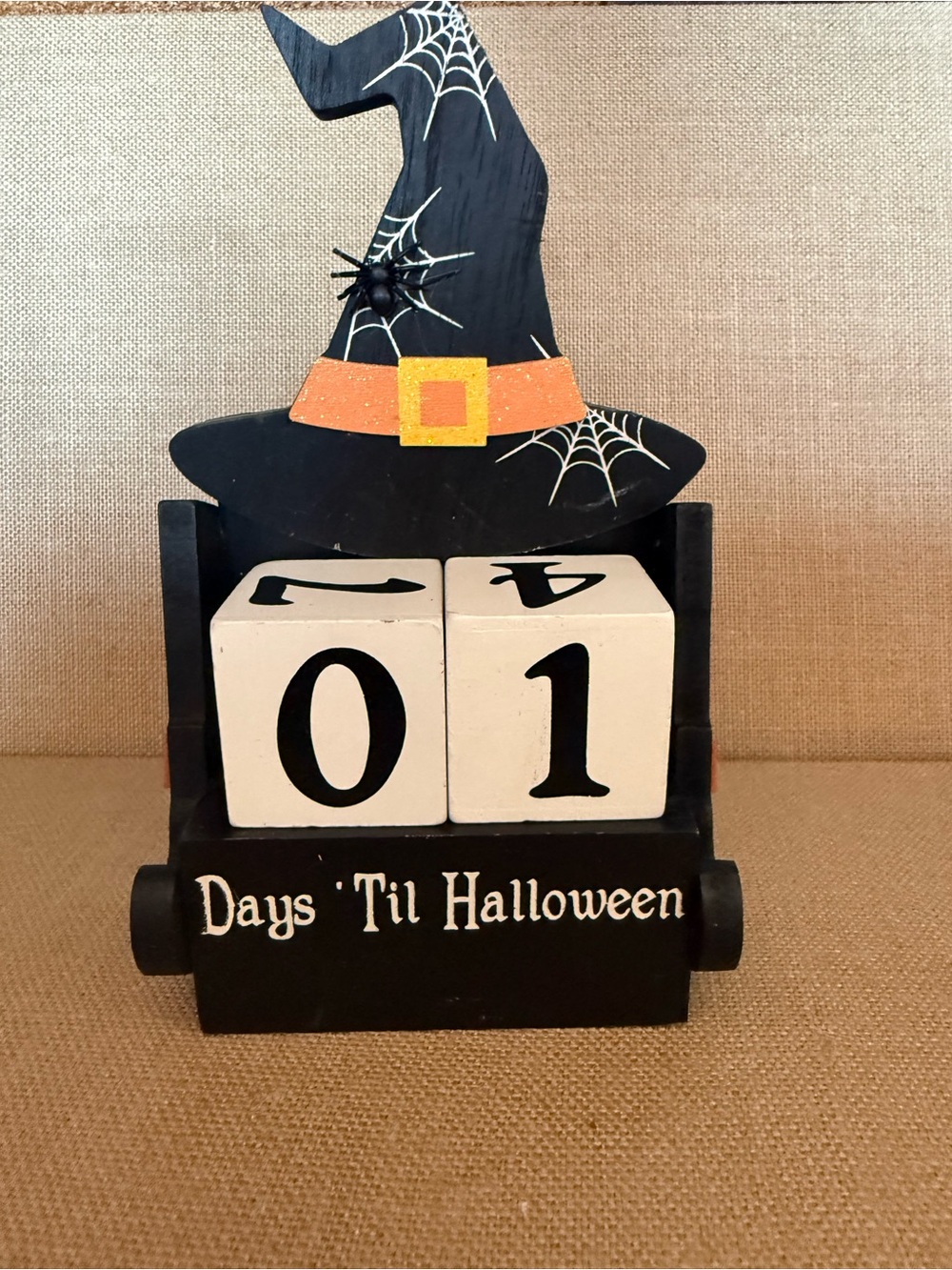 Halloween Block Countdown Calendar
